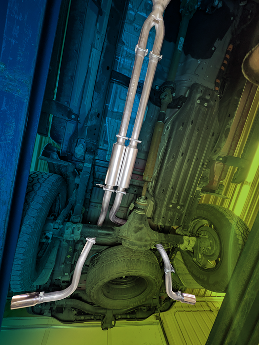 Ford Ranger, 2024-2026, Eco boost, Stainless - MPI Exhaust Cat-Back Dual Exhaust Kits