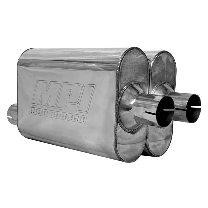 MPI Performance Series Mufflers - Stainless - Clamp On