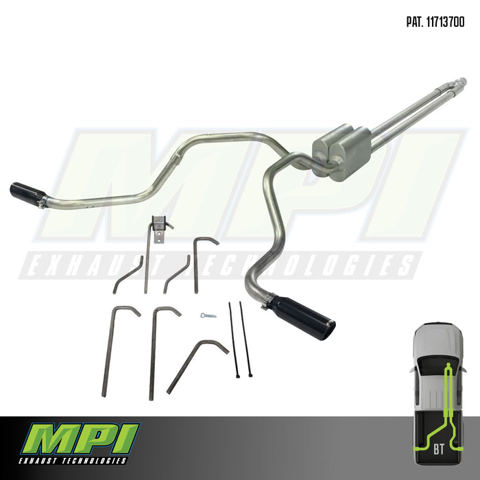 RAM, 2004-2008, 4.8L & 5.7L, Weld/On - MPI Exhaust Cat-Back Dual Exhaust Kits