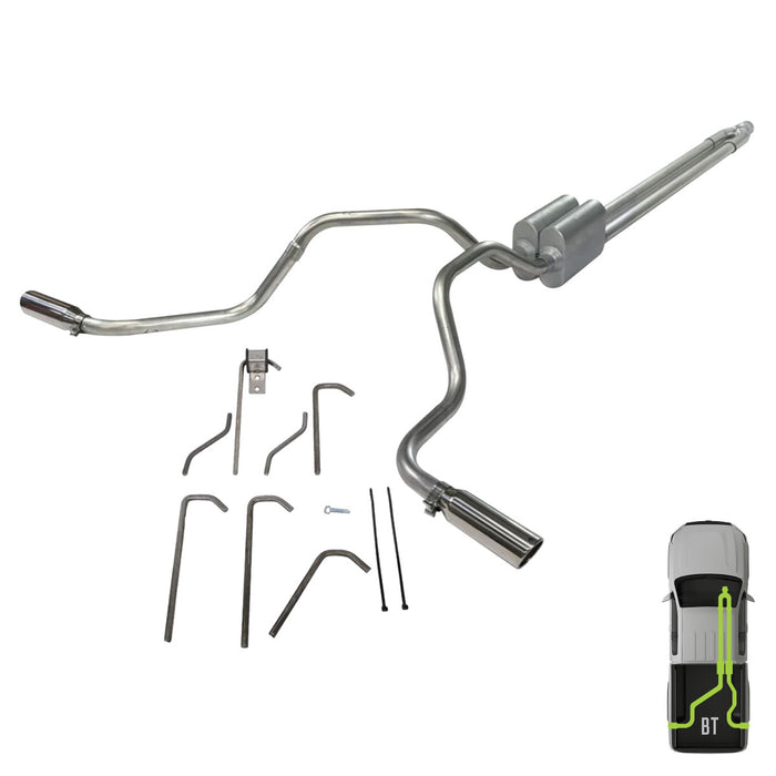 Dodge, 2004-2008, 4.8L 5.7L, Weld/On - MPI Exhaust Cat-Back Dual Exhaust Kits