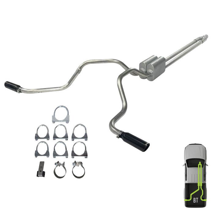 RAM, 2009-2018, 5.7L, Clamp/On - MPI Exhaust Cat-Back Dual Exhaust Kits