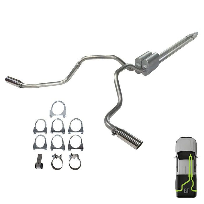 RAM, 2009-2018, 5.7L, Clamp/On - MPI Exhaust Cat-Back Dual Exhaust Kits