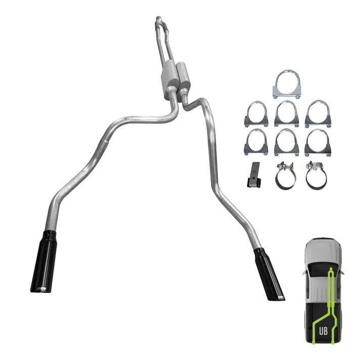 RAM, 2009-2018, 5.7L HD, Clamp/On - MPI Exhaust Cat-Back Dual Exhaust Kits