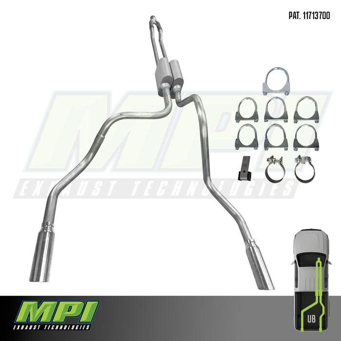 RAM, 2009-2024, 5.7L HD, Clamp/On - MPI Exhaust Cat-Back Dual Exhaust Kits