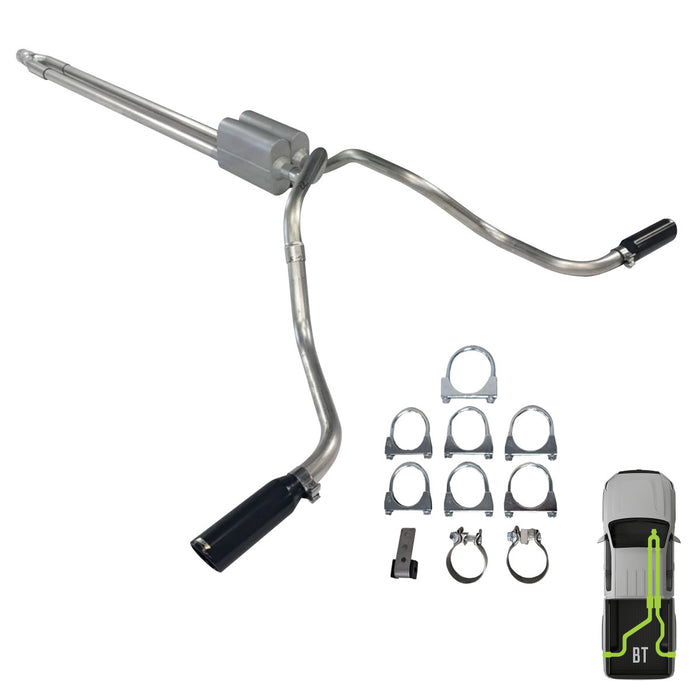 RAM, 2011-2024, 6.4L, Clamp/On - MPI Exhaust Cat-Back Dual Exhaust Kits