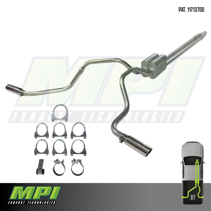 RAM, 2011-2024, 6.4L, Clamp/On - MPI Exhaust Cat-Back Dual Exhaust Kits