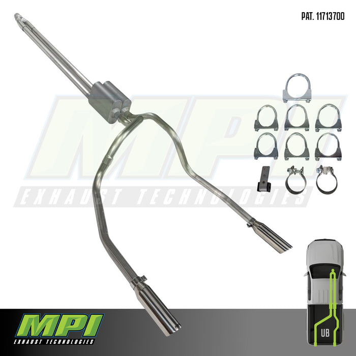 RAM, 2011-2024, 6.4L, Clamp/On - MPI Exhaust Cat-Back Dual Exhaust Kits