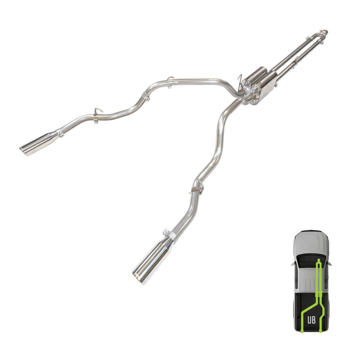 RAM, 2009-2018, 5.7L, Clamp/On - MPI Exhaust Cat-Back Dual Exhaust Kits