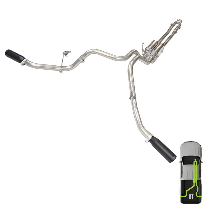 RAM, 2011-2024, 6.4L, Clamp/On - MPI Exhaust Cat-Back Dual Exhaust Kits