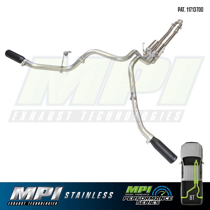 RAM, 2011-2024, 6.4L, Stainless - MPI Exhaust Cat-Back Dual Stainless Kits