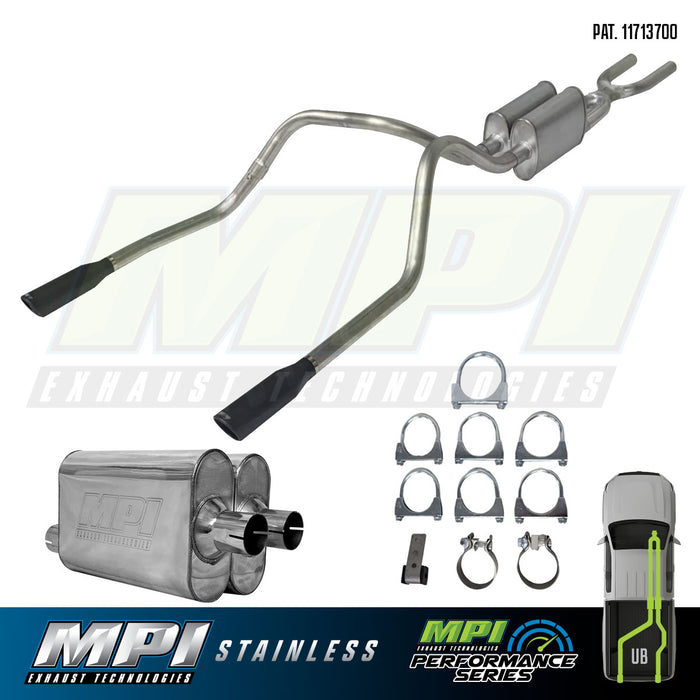 Toyota Tundra, 2014-2021,  5.7L - Stainless - MPI Exhaust Cat-Back Dual Exhaust Kits