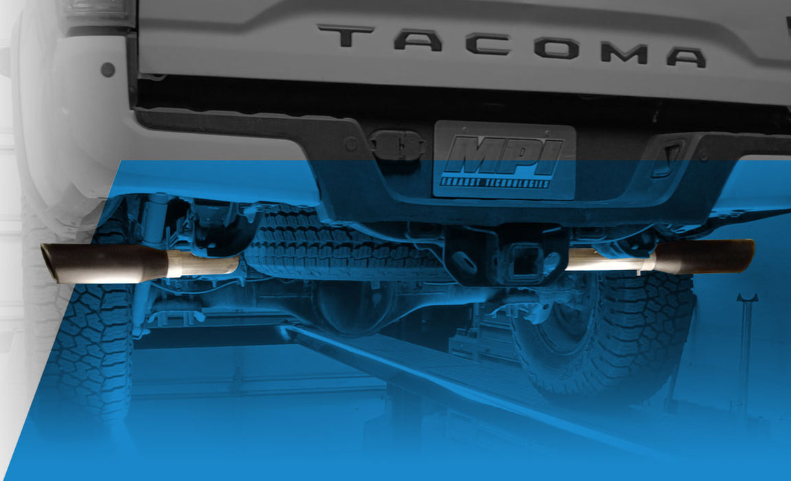 Toyota Tacoma, 2005-2023, V6, Stainless - Truck Cat-Back Dual Exhaust Kits