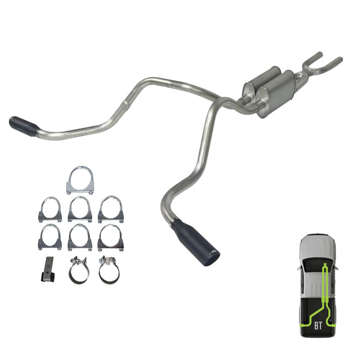 Toyota Tundra, 2007-2013, 5.7L, Clamp/On - MPI Exhaust Cat-Back Dual Exhaust Kits