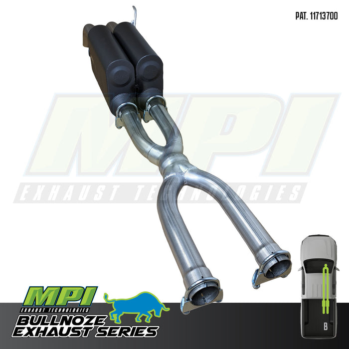 Toyota Tundra, 2007-2013, 5.7L - MPI Bullnose Exhaust Series