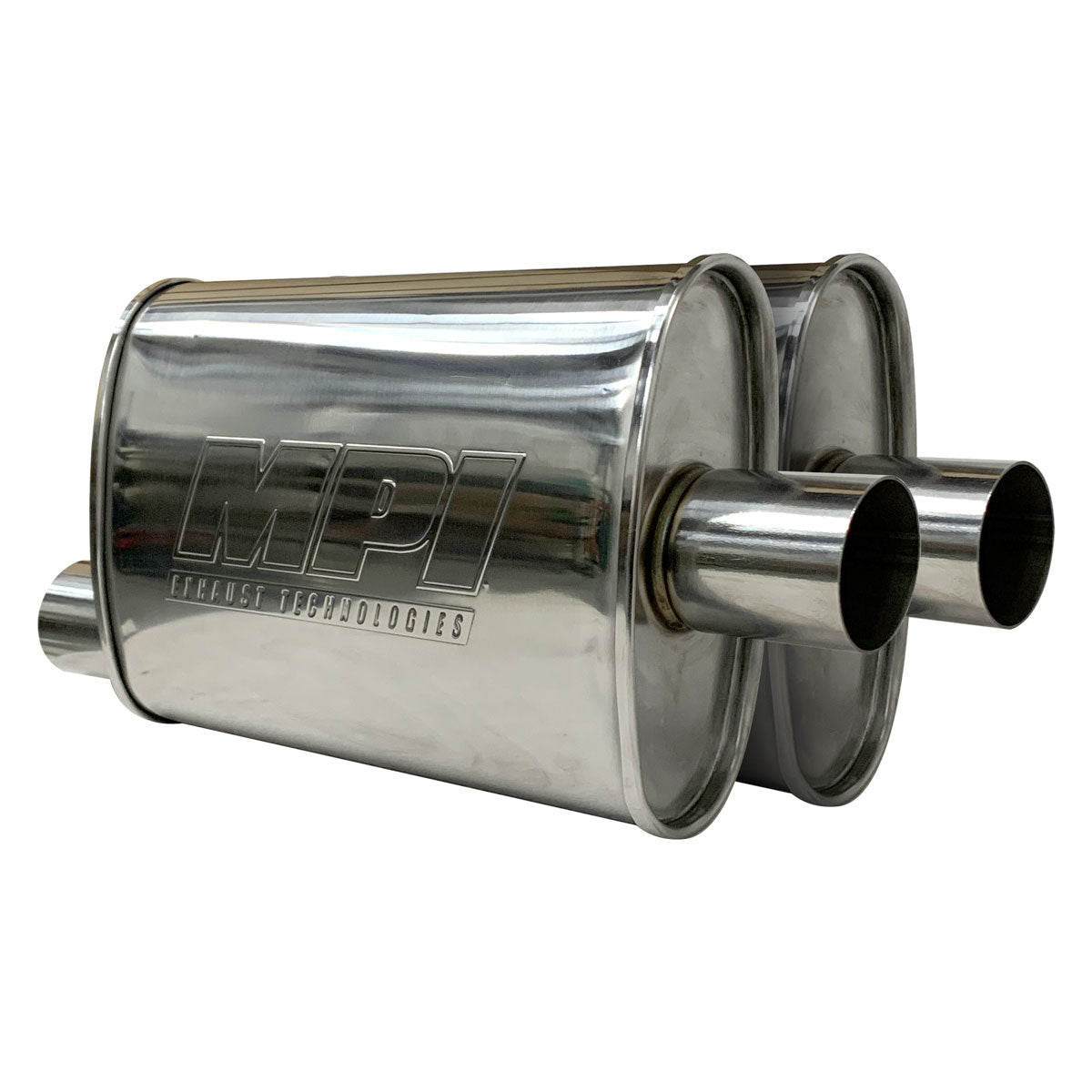 3 76mm Oval 10 X 4 Stainless Steel High Flow Performance Muffler