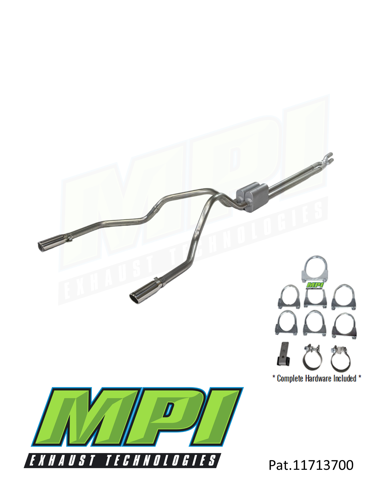 Ford 6.2L 2010-2016 Truck Dual Exhaust Kits - Clamp-on