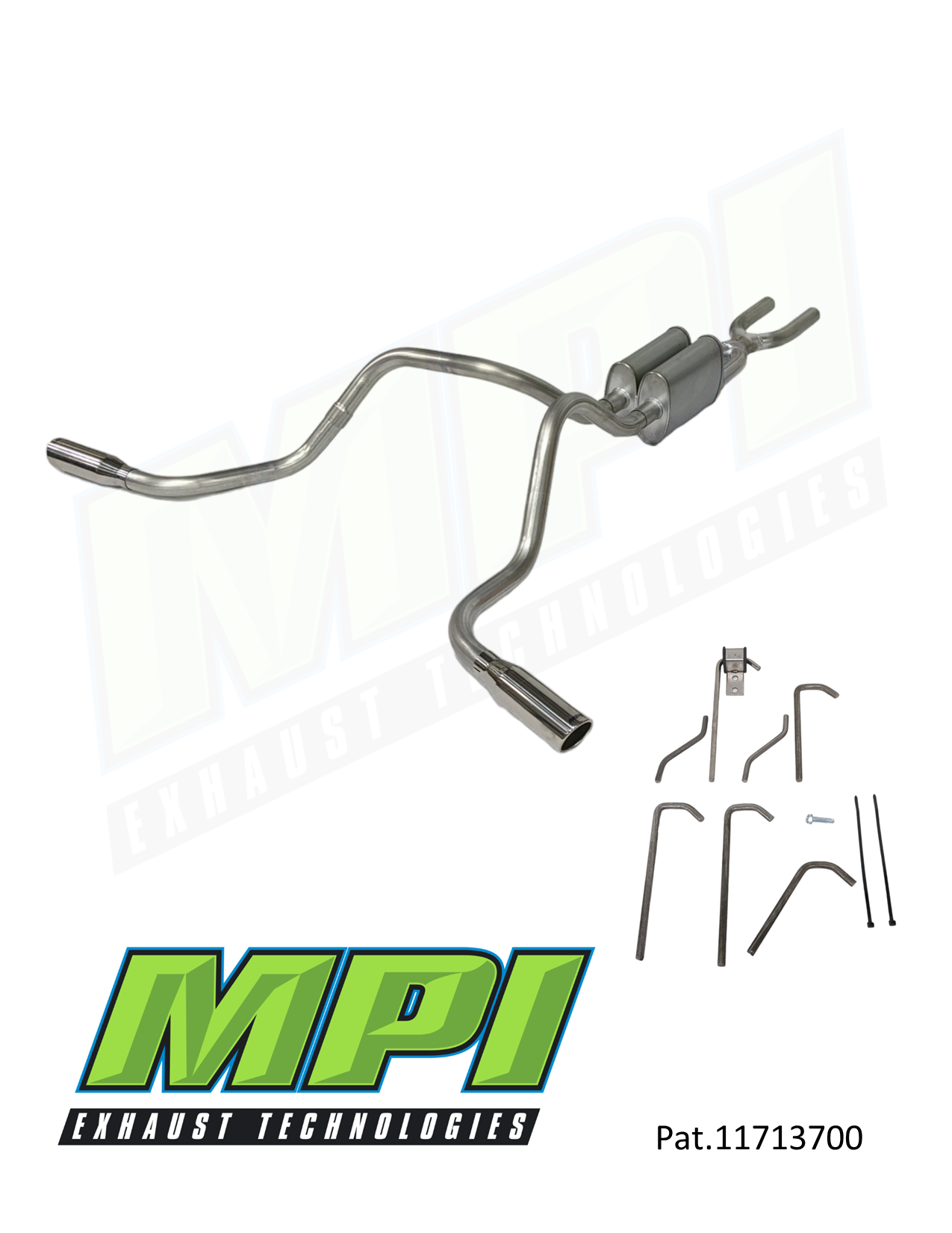 GM 8.1L 2001-2006 Truck Cat Back Dual Exhaust Kits - Weld Together
